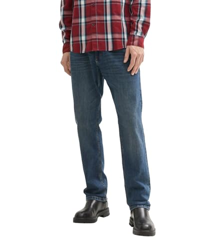 TOM TAILOR Herren Marvin Straight Jeans,10283 - Stone wash Denim, 33/32 von TOM TAILOR