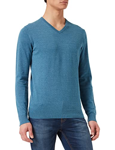 TOM TAILOR Herren Basic Strickpullover mit V-Ausschnitt von TOM TAILOR