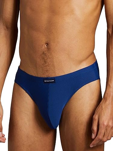 TOM TAILOR Herren Mini-Slip blau längsgestreift 1er Pack L von TOM TAILOR