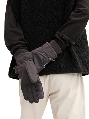 TOM TAILOR Herren Multifunktionale Handschuhe 1034623, 29999 - Black, L/XL von TOM TAILOR