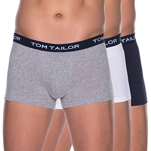 TOM TAILOR Herren Pants weiß Melange 3er Pack XL von TOM TAILOR