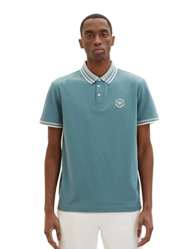 TOM TAILOR Herren Poloshirt mit Logo-Print TOM TAILOR Herren Poloshirt mit Logo-Print von TOM TAILOR