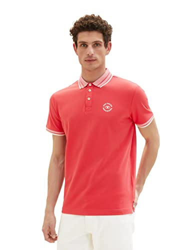 TOM TAILOR Herren Poloshirt mit Logo-Print von TOM TAILOR