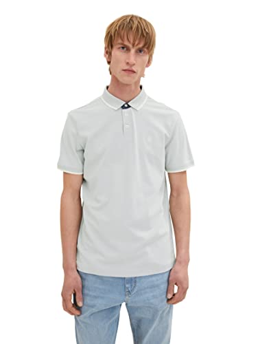 TOM TAILOR Herren Poloshirt mit Logo-Stickerei von TOM TAILOR