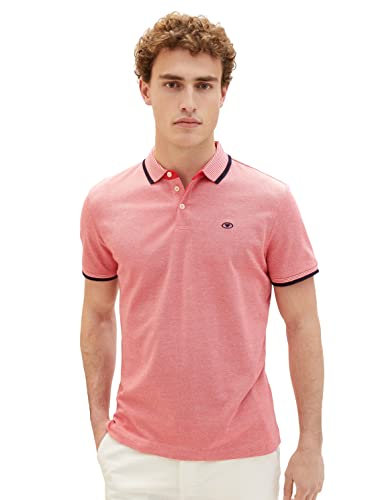 TOM TAILOR Herren Poloshirt mit Logo-Stickerei von TOM TAILOR