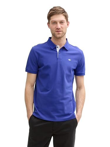 TOM TAILOR Herren 1031006 Poloshirt, 25386 - Crest Blue, XS von TOM TAILOR
