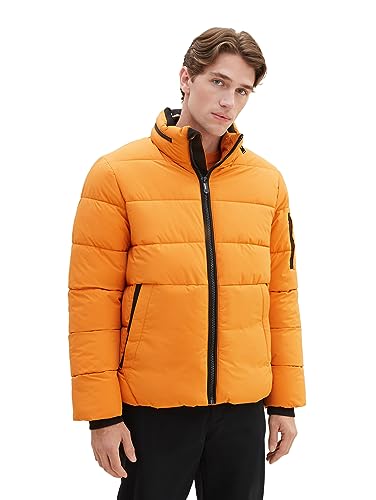 TOM TAILOR Herren Puffer-Jacke mit abnehmbarer Kapuze von TOM TAILOR