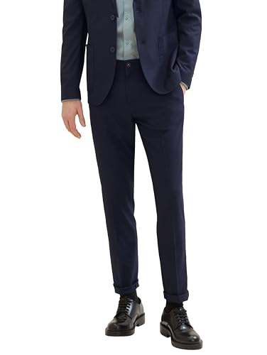 TOM TAILOR Herren Regular Fit Basic Performance Chino Hose, 35223 - Navy Blue Houndstooth, 34/32 TOM TAILOR Herren Regular Fit Basic Performance Chino Hose, 35223 - Navy Blue Houndstooth, 34/32 von TOM TAILOR