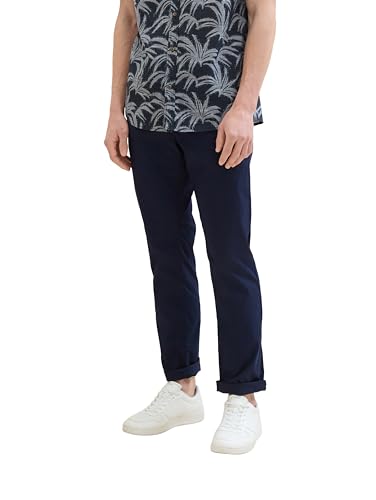 TOM TAILOR Herren Regular Fit Basic Performance Hose, sky captain blue, 30/32 von TOM TAILOR