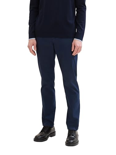 TOM TAILOR Herren Regular Fit Chino Hose, 10668 - Sky Captain Blue, 30/32 von TOM TAILOR