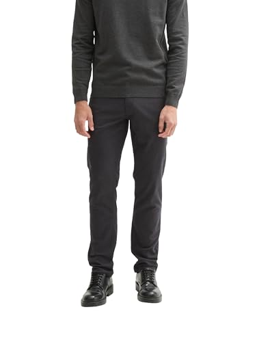 TOM TAILOR Herren Regular Fit Chino Hose mit Struktur,32100 - Black Anthra Dobby, 30/34 TOM TAILOR Herren Regular Fit Chino Hose mit Struktur,32100 - Black Anthra Dobby, 30/34 von TOM TAILOR