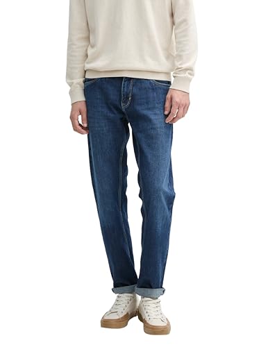 TOM TAILOR Herren Regular Tapered Jeans, 10119 - Used Mid Stone Blue Denim, 33/30 TOM TAILOR Herren Regular Tapered Jeans, 10119 - Used Mid Stone Blue Denim, 33/30 von TOM TAILOR