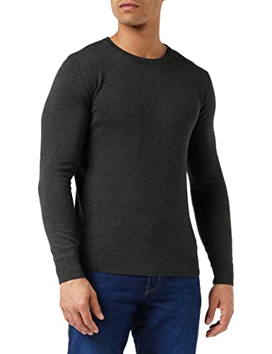 TOM TAILOR Herren Basic Strickpullover mit Crewneck von TOM TAILOR