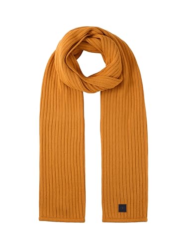 TOM TAILOR Herren Schal mit Rippstruktur, 10821 - Peanut Butter Brown, ONESIZE von TOM TAILOR