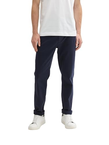 TOM TAILOR Herren Slim Fit Chino Hose mit Stretch,36526 - Dark Navy Dobby, 36/32 TOM TAILOR Herren Slim Fit Chino Hose mit Stretch,36526 - Dark Navy Dobby, 36/32 von TOM TAILOR