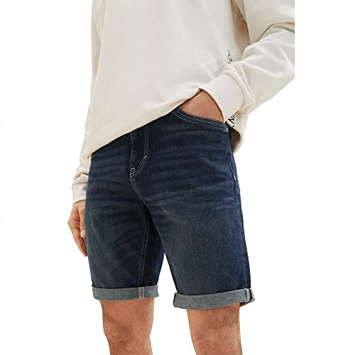 TOM TAILOR Herren Slim Fit Jeans Bermuda Shorts mit Stretch von TOM TAILOR
