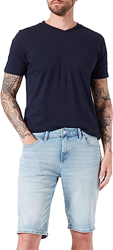 TOM TAILOR Herren Slim Fit Jeans Bermuda Shorts mit Stretch von TOM TAILOR