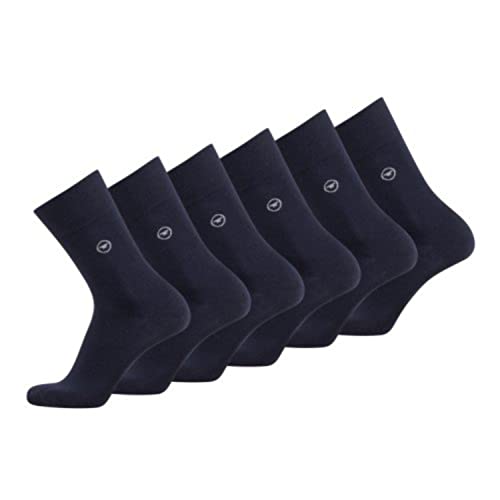 TOM TAILOR Herren Socken 6er Pack uni basic, Farben:navy, SockSizes:39-42 von TOM TAILOR