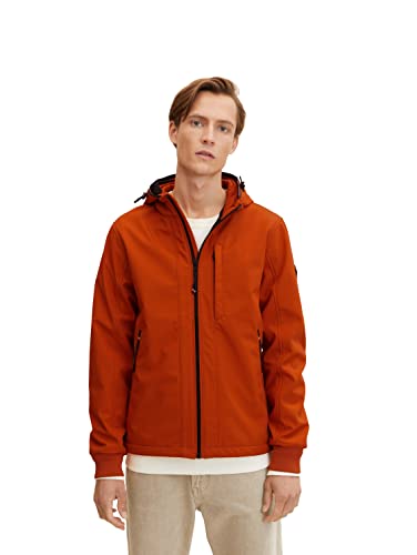 TOM TAILOR Herren Sofshell Jacke 1032468, 19772 - Gold Flame Orange, XXL von TOM TAILOR