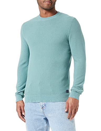 TOM TAILOR Herren Strickpullover 1032282, 12881 - Salvia, M von TOM TAILOR