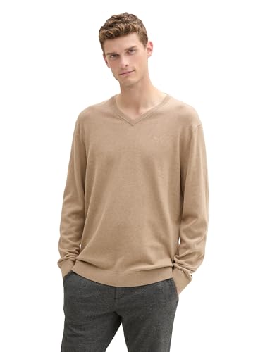 TOM TAILOR Herren Strickpullover mit V-Ausschnitt von TOM TAILOR