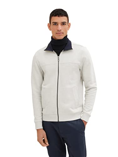 TOM TAILOR Herren Sweatjacke mit Stehkragen von TOM TAILOR