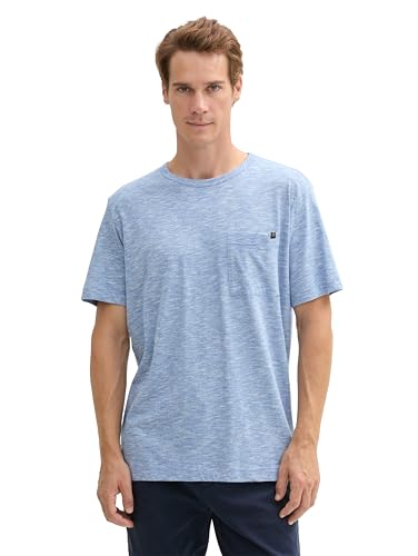 TOM TAILOR Herren T-Shirt mit Brusttasche, 36806 - Midsummer Blue Stripe, XS TOM TAILOR Herren T-Shirt mit Brusttasche, 36806 - Midsummer Blue Stripe, XS von TOM TAILOR