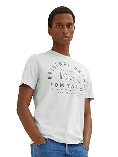 TOM TAILOR Herren T-Shirt mit Print aus Baumwolle von TOM TAILOR