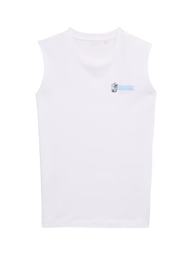 TOM TAILOR Herren 1046749 Tanktop, 20000-White, XS TOM TAILOR Herren 1046749 Tanktop, 20000-White, XS von TOM TAILOR