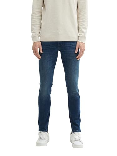 TOM TAILOR Herren Troy Slim Fit Jeans mit Stretch,10281 - mid Stone wash Denim, 29/32 TOM TAILOR Herren Troy Slim Fit Jeans mit Stretch,10281 - mid Stone wash Denim, 29/32 von TOM TAILOR