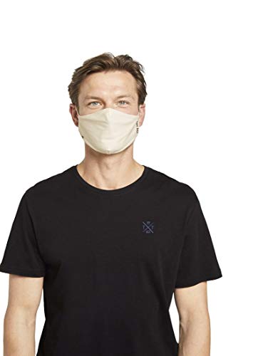 TOM TAILOR Herren Stoffmaske 1025197, 25345 - Soft Beige, ONESIZE von TOM TAILOR