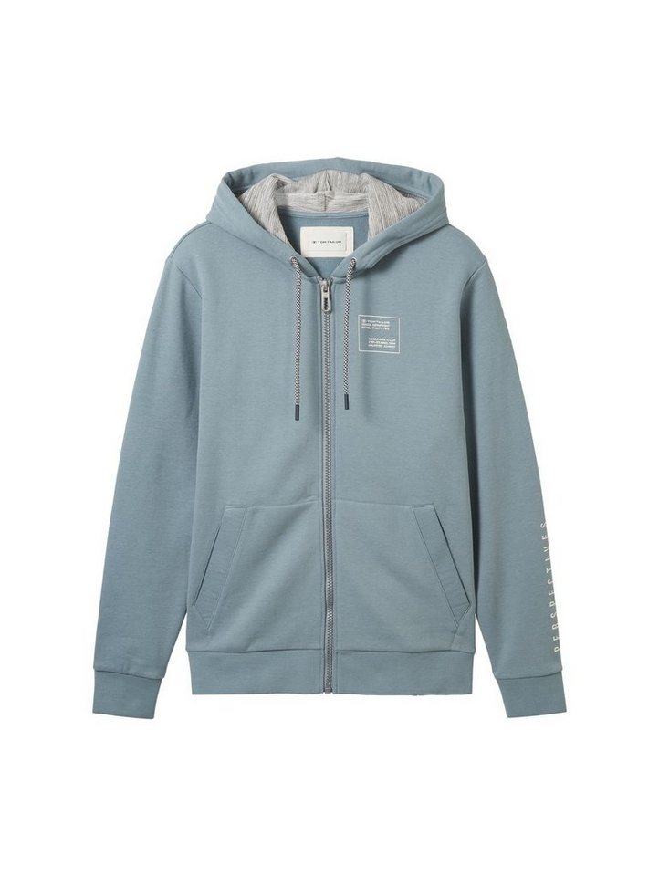 TOM TAILOR Hoodie ZIP BASIC aus Baumwollmix von TOM TAILOR