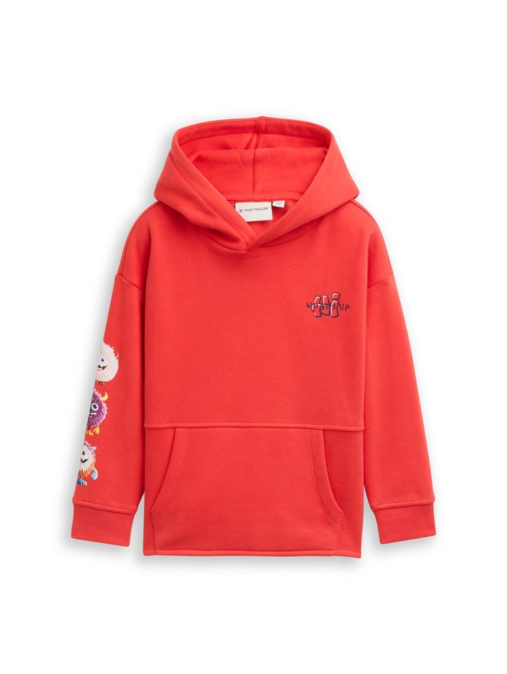 TOM TAILOR Hoodie mit Elch-Frontprint und Rückenprint, für Kids von TOM TAILOR