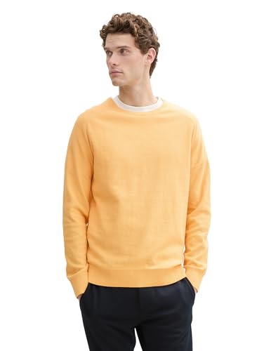 TOM TAILOR Hoodie mit Logo-Print, Peachy orange, XXL von TOM TAILOR
