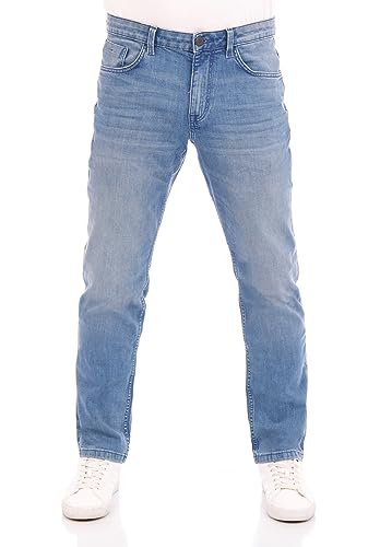 TOM TAILOR Jeans Herren Stretch lang Straight Fit Marvin Jeanshose Hose Denim Blau w38, Größe:38W / 36L, Farbvariante:Light Stone Blue Denim (10142) von TOM TAILOR