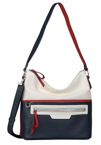 TOM TAILOR Jule Damen Hobo Bag Schultertasche Mittelgroß Blau von TOM TAILOR