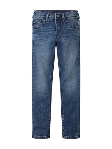 TOM TAILOR Jungen 1029983 Kinder Ryan Skinny Fit Jeans, 10281 - Mid Stone Wash Denim, 164 EU von TOM TAILOR