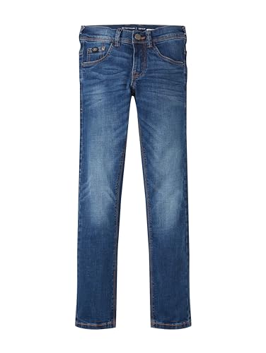 TOM TAILOR Jungen 1029985 Kinder Skinny Fit Jeans, 10119 - Used Mid Stone Blue Denim, 170 EU von TOM TAILOR