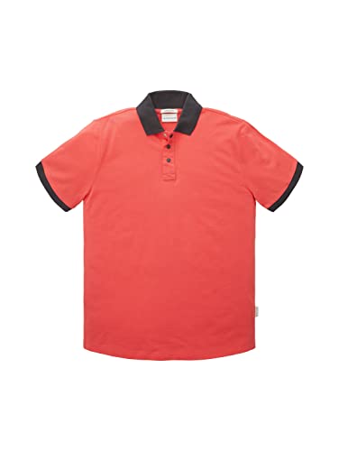 TOM TAILOR Jungen 1036259 Kinder Poloshirt, 11042 - Plain Red, 128 von TOM TAILOR