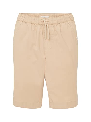 TOM TAILOR Jungen 1036871 Kinder Basic Chino Shorts, 22201-Cream Toffee, 110 von TOM TAILOR