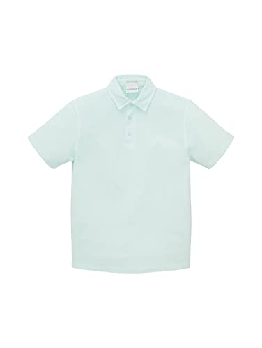 TOM TAILOR Jungen 1037257 Kinder Basic Polo Shirt, 31667-Light Aqua, 128 von TOM TAILOR