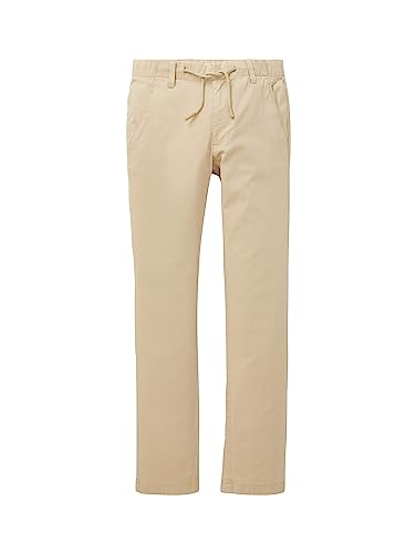 TOM TAILOR Jungen 1037978 Basic Chino Hose, 11704-silver Ecru, 128 von TOM TAILOR