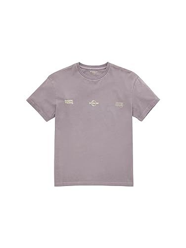 TOM TAILOR Jungen 1038133 Oversized T-Shirt mit Print, 32259-greyish Purple, 152 von TOM TAILOR