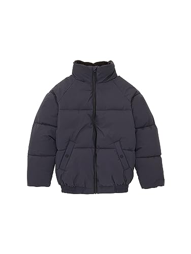 TOM TAILOR Jungen 1038537 Puffer Winterjacke, 29476-coal Grey, 128 von TOM TAILOR