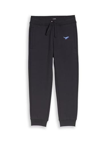 TOM TAILOR Jungen 1049307 Sweatpants Hose, 29476-Coal Grey, 128-134 von TOM TAILOR