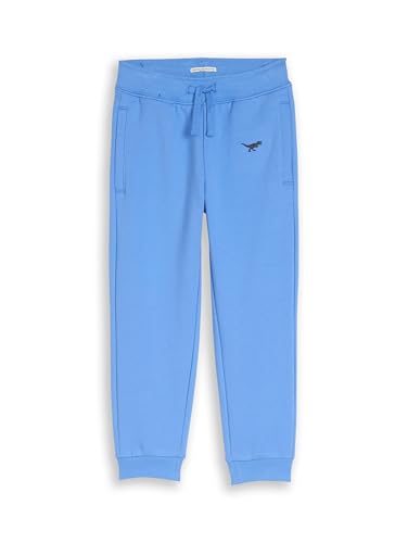 TOM TAILOR Jungen 1049307 Sweatpants Hose, 37177-Soft Mid Blue, 128-134 von TOM TAILOR