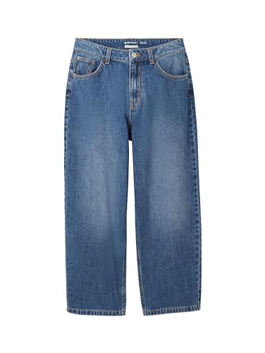 TOM TAILOR Jungen Kinder Baggy Fit Jeans, 10110 - Blue Denim, 176 von TOM TAILOR