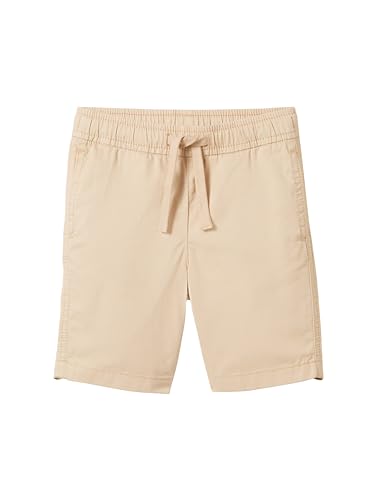 TOM TAILOR Jungen Kinder Basic Chino Shorts, cream toffee, 110 von TOM TAILOR