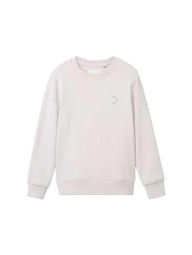 TOM TAILOR Jungen Kinder Basic Sweatshirt, clouds grey, 164 von TOM TAILOR