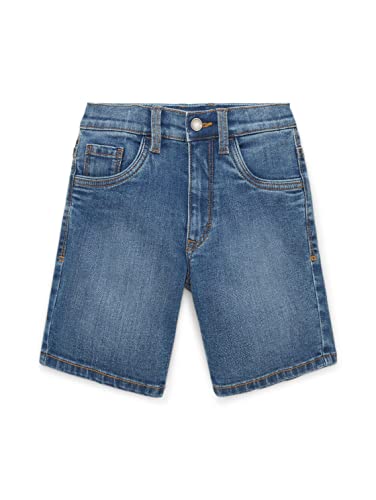 TOM TAILOR Jungen Kinder Bermuda Jeans Shorts 1035696, Blau, 128 von TOM TAILOR